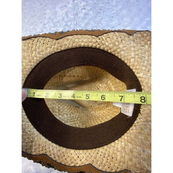 Shyanne Straw Hat Western Country Girl OS Wear It. Mean It. Concert Ready - Picture 9 of 12